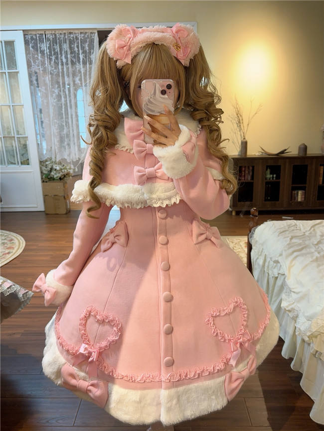 Rabbit Hibernation Sweet Lolita Long Coat and Cape