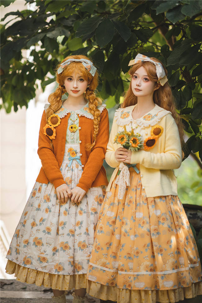 Miss Point Garden Sunflower Corset Lolita Dress