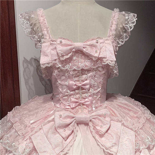 Love Prelude Lolita Jumper Dress, Blouse, Bonnet and Headbow