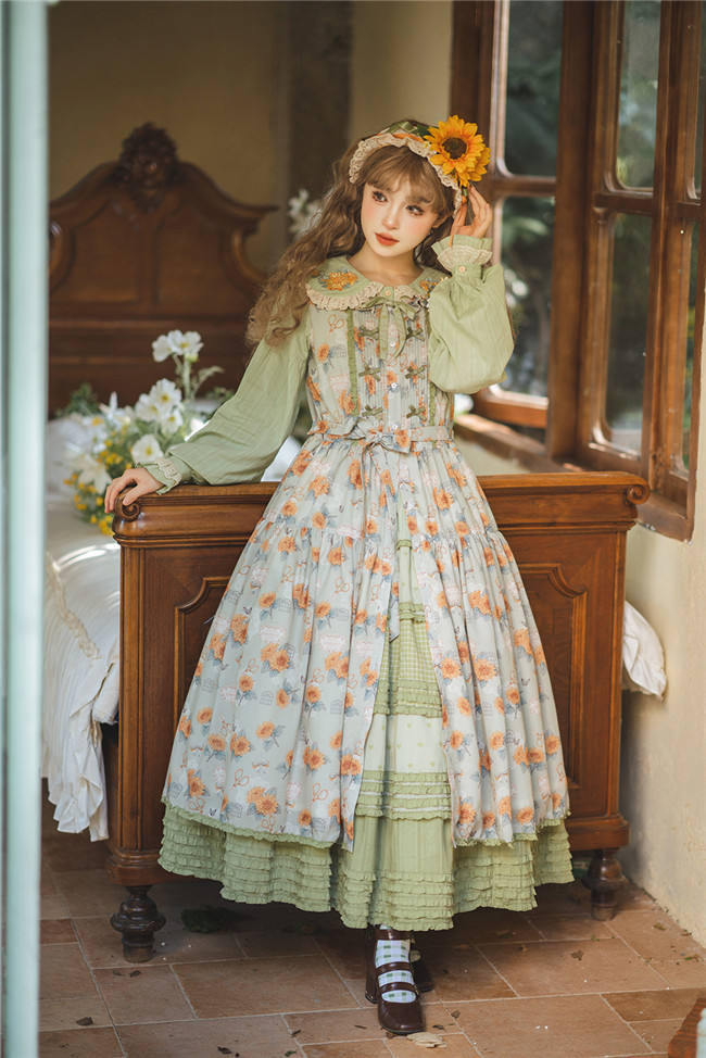 Miss Point Garden Sunflower Daily Wear Lolita Jumper Dress
