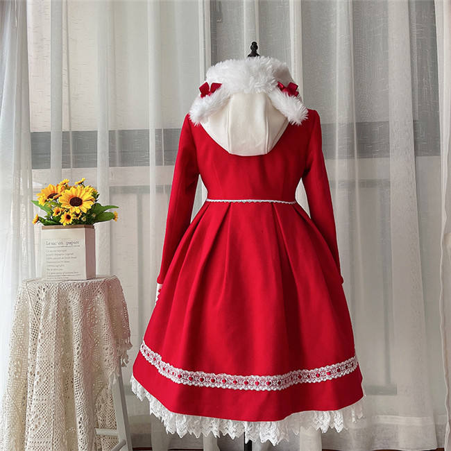 Bear Ears Sweet Christmas Lolita Coat