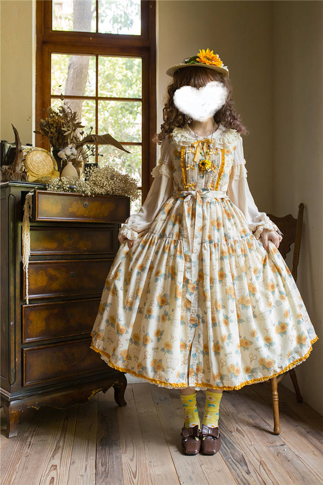 Miss Point Garden Sunflower Daily Wear Lolita Jumper Dress