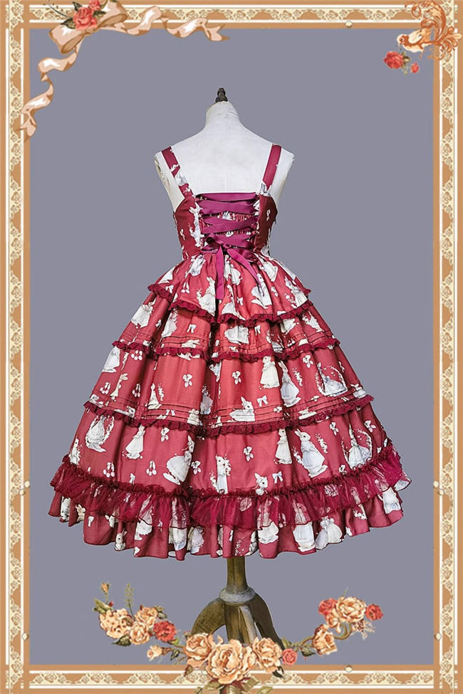 Infanta Miss Rabbit Lolita Jumper Dress, Blouse and Accessories