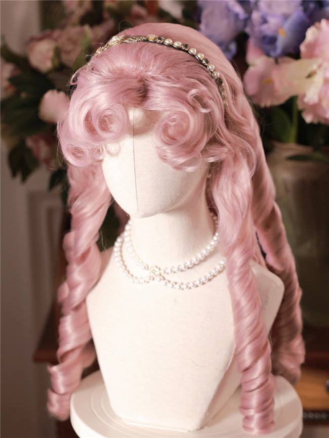 Daydream Roman Curls Pink Princess Wig