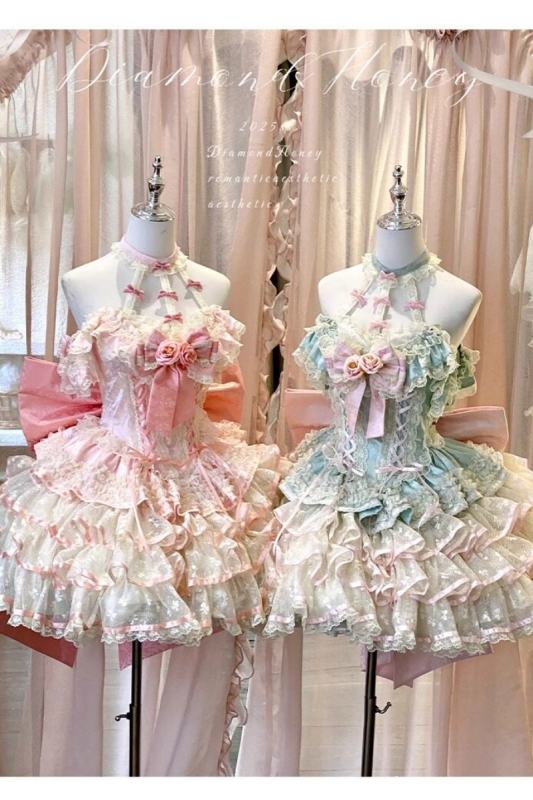 Diamond Honey ~Romantic Rose~ Halter Neck Formal Dress