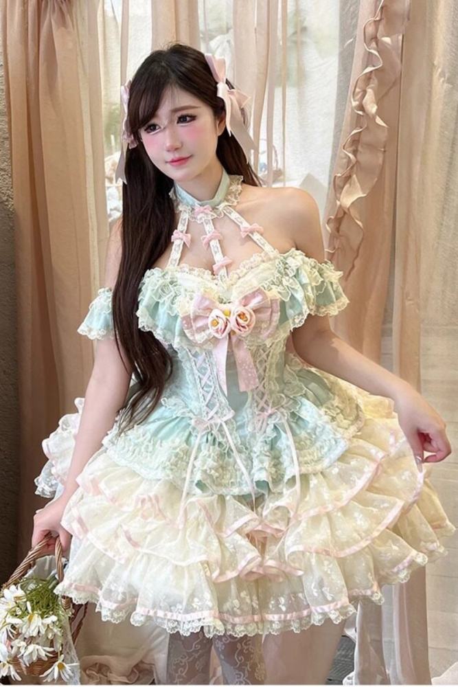 Diamond Honey ~Romantic Rose~ Halter Neck Formal Dress
