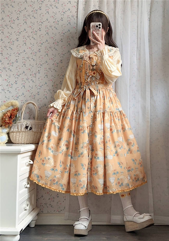 Miss Point Garden Sunflower Daily Wear Lolita Jumper Dress