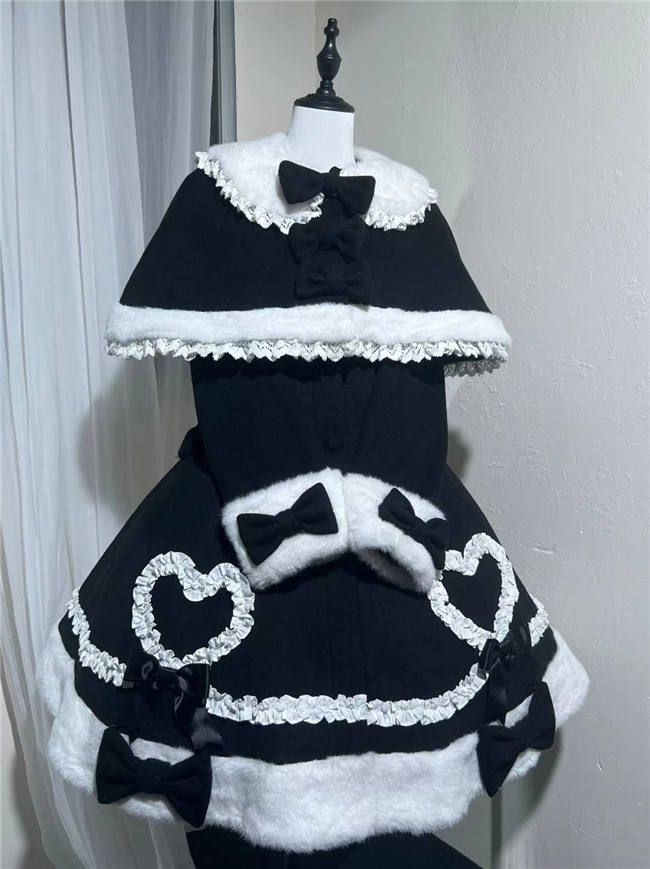 Rabbit Hibernation Sweet Lolita Long Coat and Cape