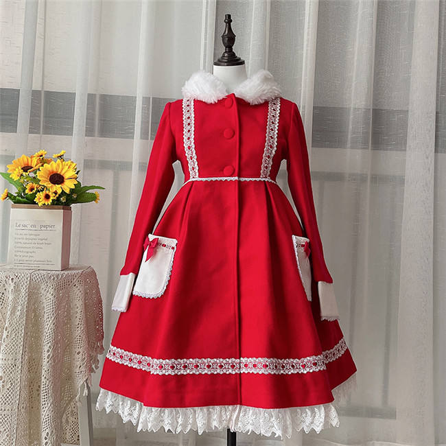 Bear Ears Sweet Christmas Lolita Coat