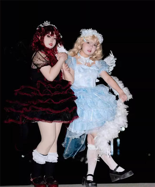 Plus Size Dress with Tiered Skirt