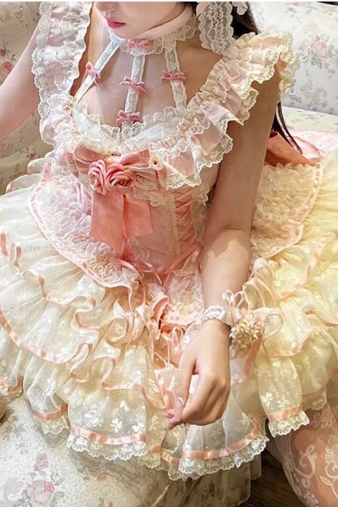 Diamond Honey ~Romantic Rose~ Halter Neck Formal Dress