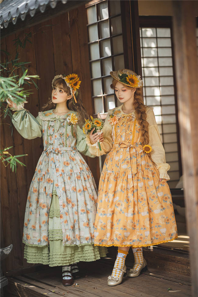 Miss Point Garden Sunflower Daily Wear Lolita Jumper Dress