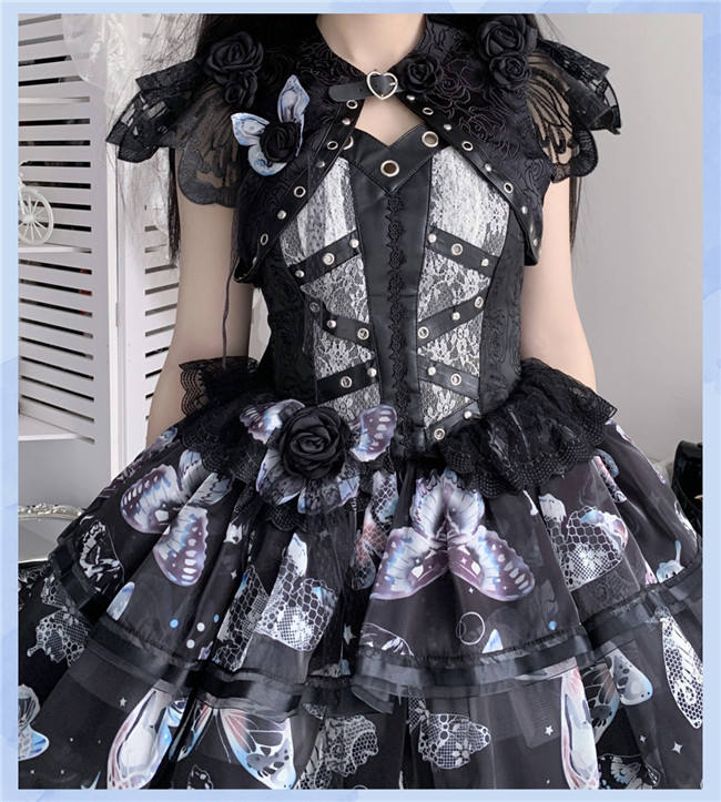Butterfly Ballet Gothic Lolita Dress and Accessories