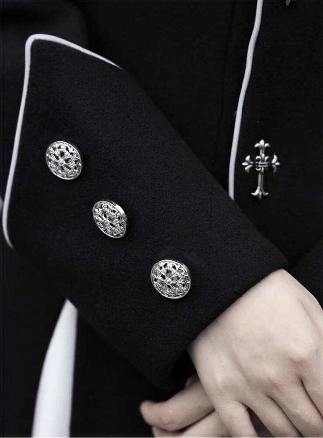 Blood Supply Trial of the Nuns Gothic Halloween Long Coat