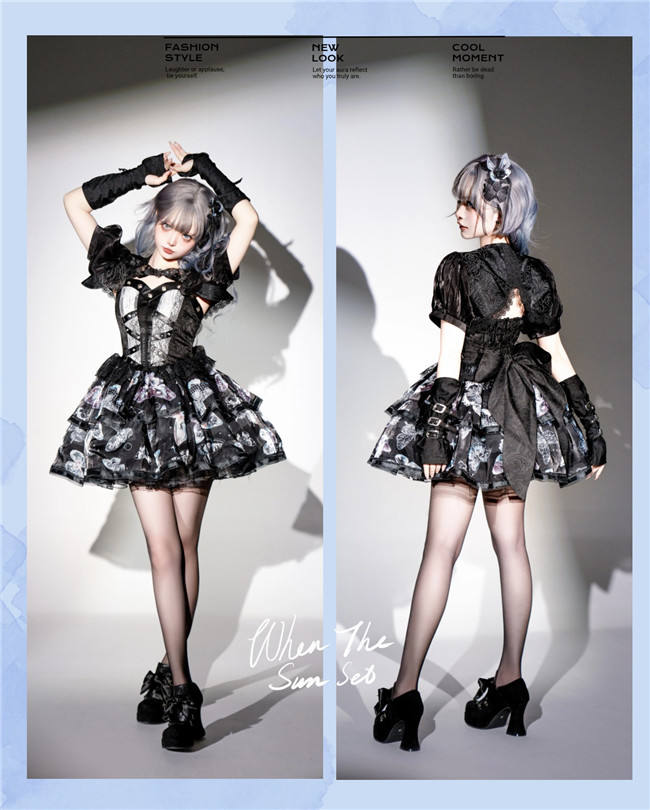 Butterfly Ballet Gothic Lolita Dress and Accessories