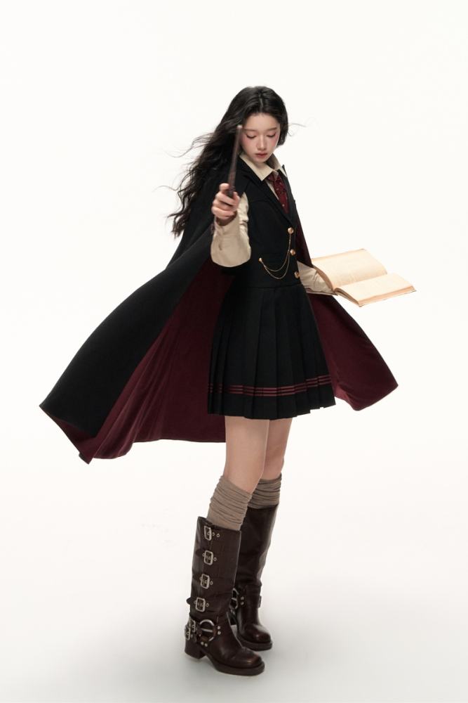 Kyouko & Harry Potter Collaborated Vest Dress Cape Set Harry Potter Clothes