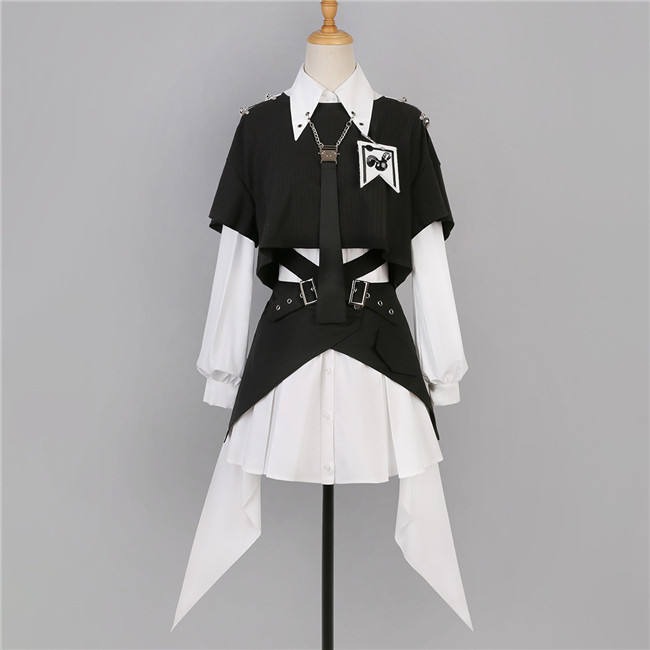 Officer Rabbit Halloween Gothic Lolita Set