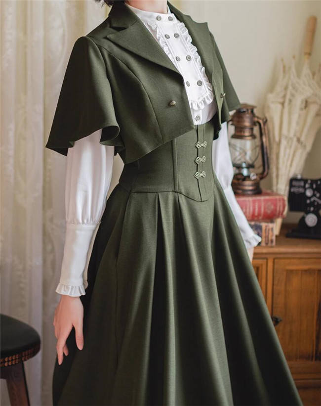 Forest Wardrobe Forest Song Halter-neck Corset Lolita Dress, Blouse and Coat