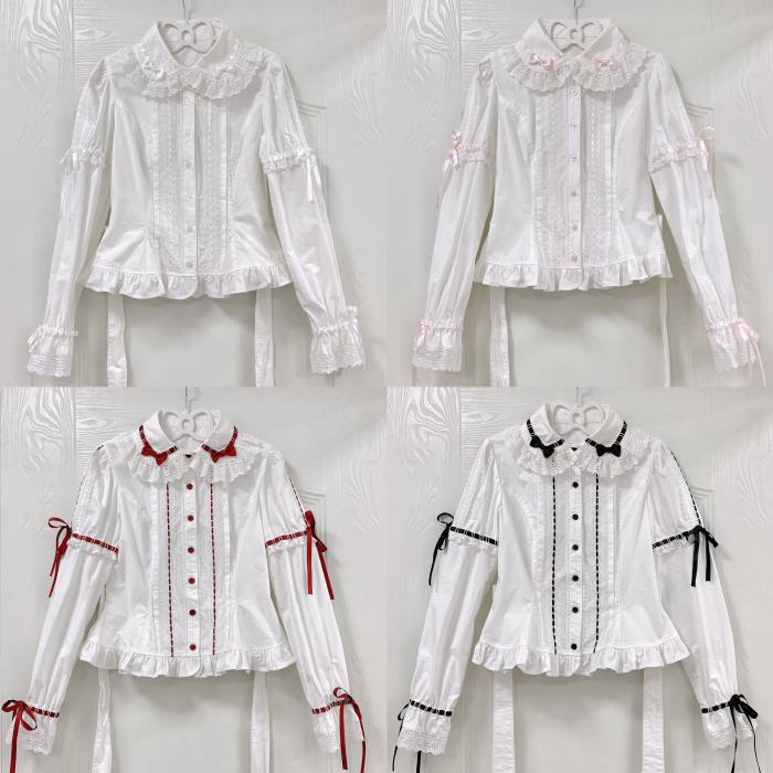 Rose And Neverland ~Rabbit Wish~ Cotton Lolita Blouse + Skirt