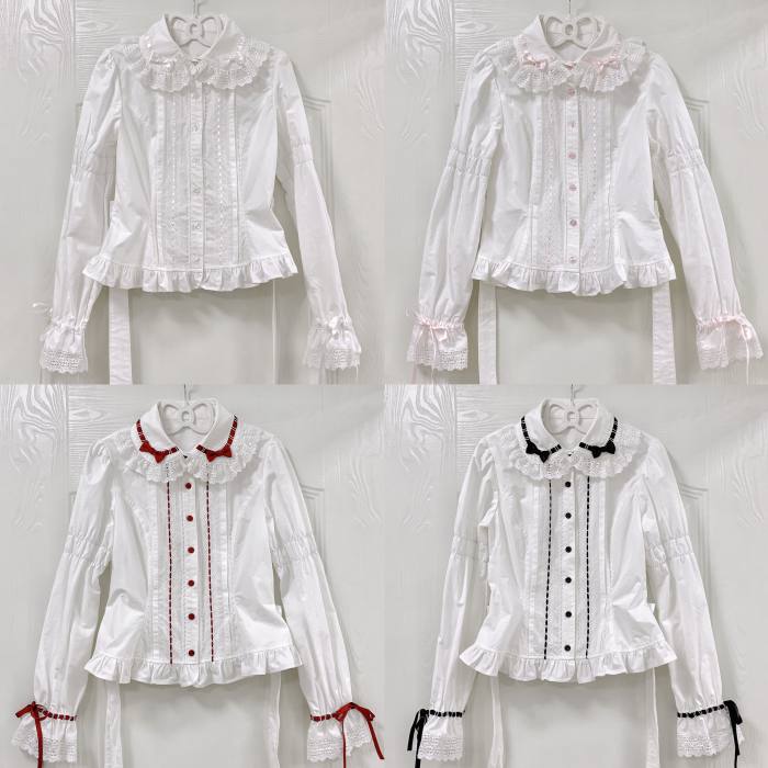 Rose And Neverland ~Rabbit Wish~ Cotton Lolita Blouse + Skirt