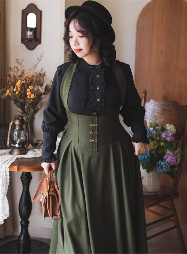 Forest Wardrobe Forest Song Halter-neck Corset Lolita Dress, Blouse and Coat