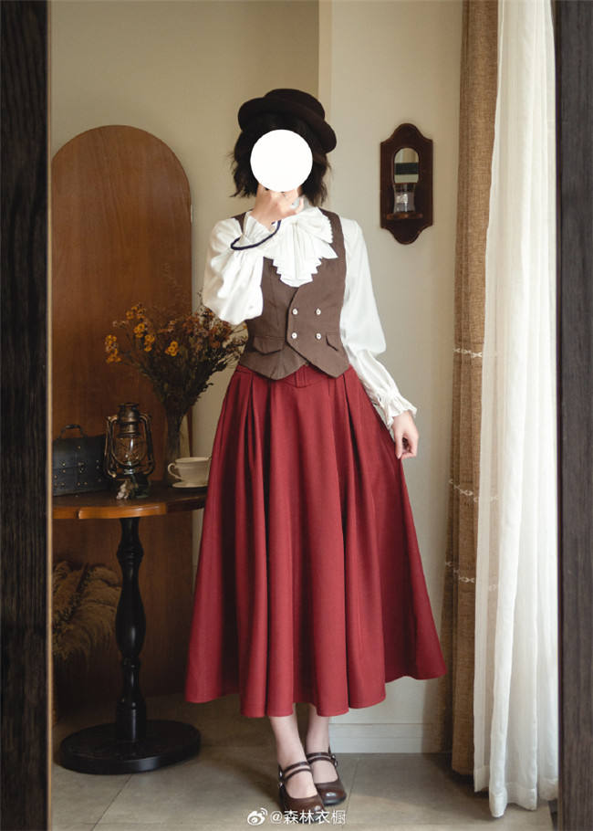 Forest Wardrobe Forest Song Halter-neck Corset Lolita Dress, Blouse and Coat