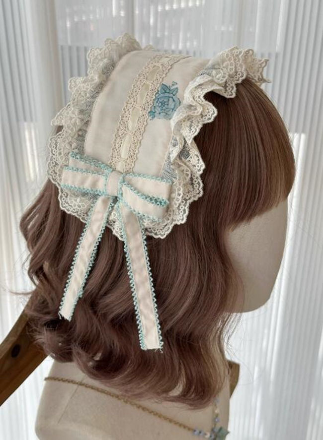 Dream Whale Flower Bird Lolita Jumper Dress and Headband