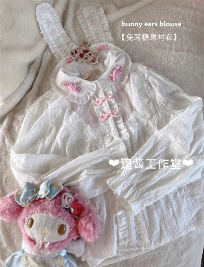 Kitten Halloween Lolita Salopette, Blouse, Cape and Accessories