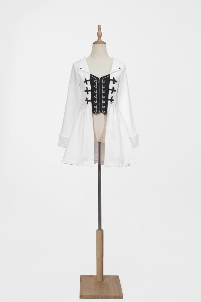 XRWY ~Earl of Rose~ Ouji Black White Coat Pants and Blouse