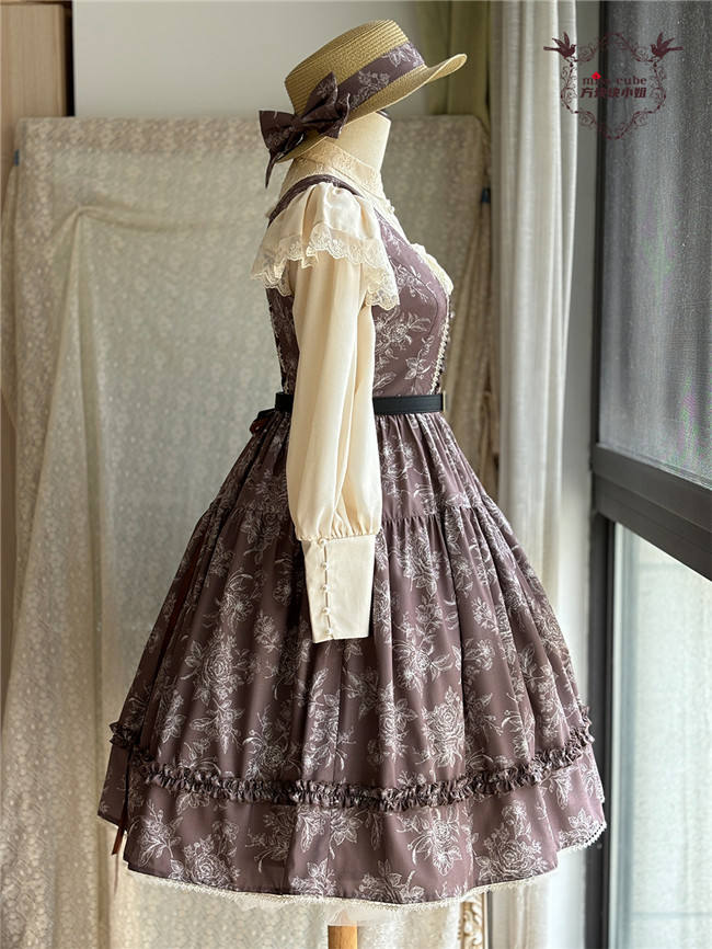Miss Point Sketch Wild Rose Lolita Jumper Dress