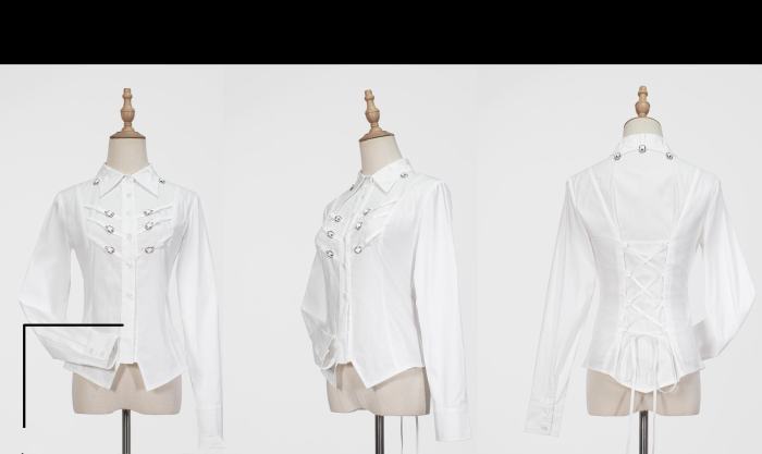 XRWY ~Earl of Rose~ Ouji Black White Coat Pants and Blouse