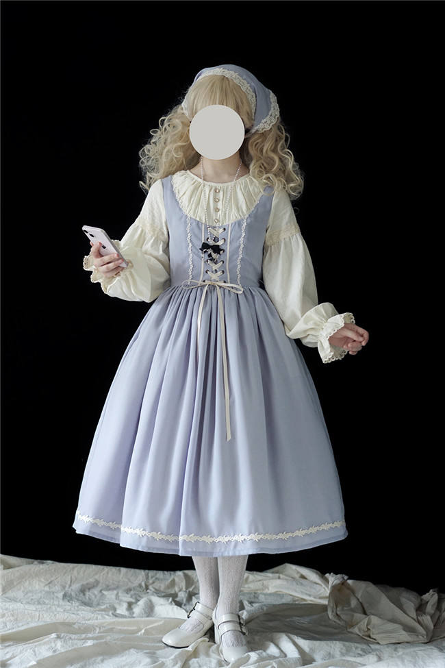 Miss Point Sketch Wild Rose Dirndl Dress One Piece