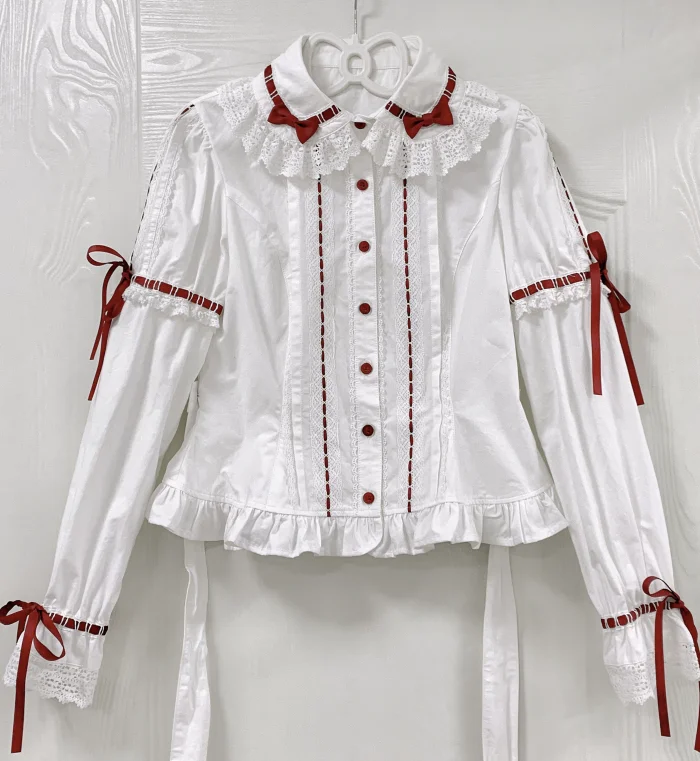 Rose And Neverland ~Rabbit Wish~ Cotton Lolita Blouse + Skirt