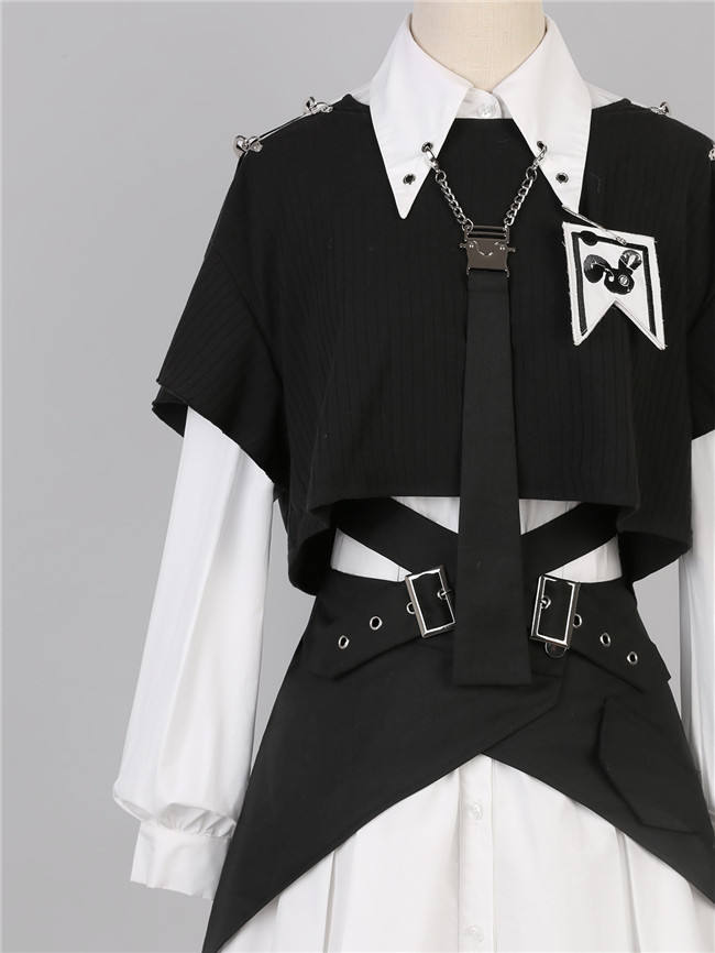 Officer Rabbit Halloween Gothic Lolita Set