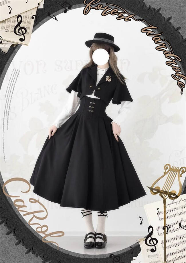 Forest Wardrobe Forest Song Halter-neck Corset Lolita Dress, Blouse and Coat