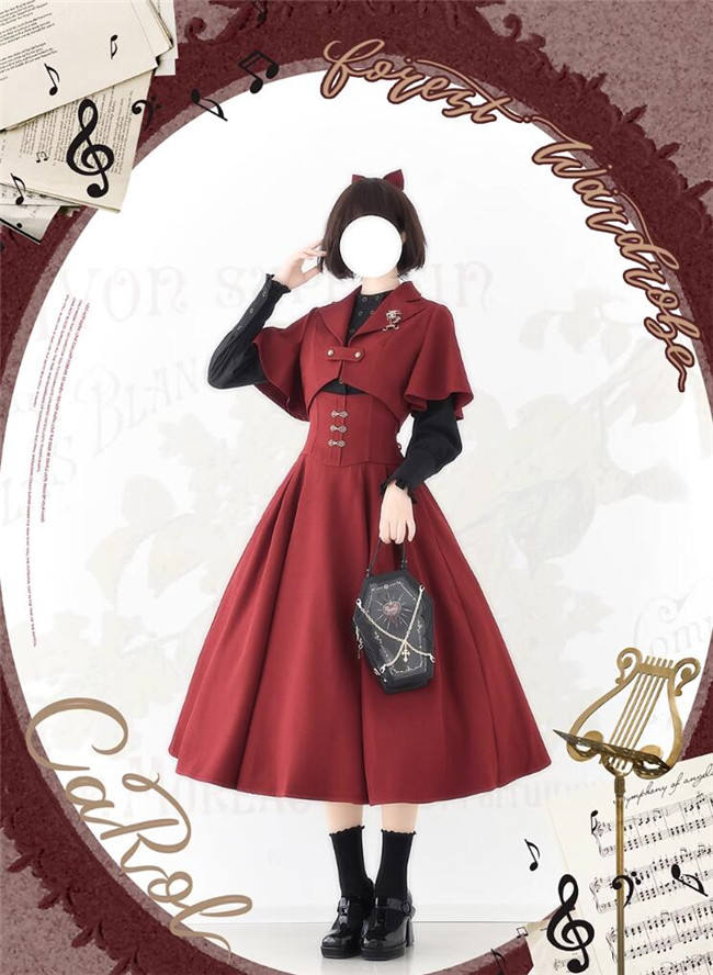 Forest Wardrobe Forest Song Halter-neck Corset Lolita Dress, Blouse and Coat