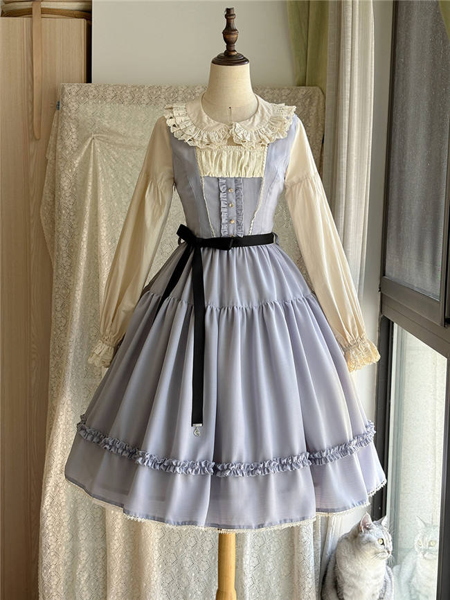 Miss Point Sketch Wild Rose Lolita Jumper Dress