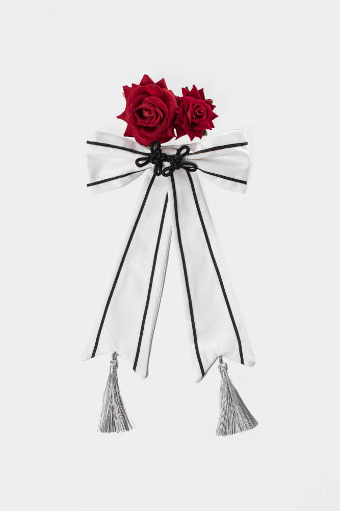 XRWY ~Earl of Rose~ Ouji Lolita Hat Brooch Bowknot and Corsage