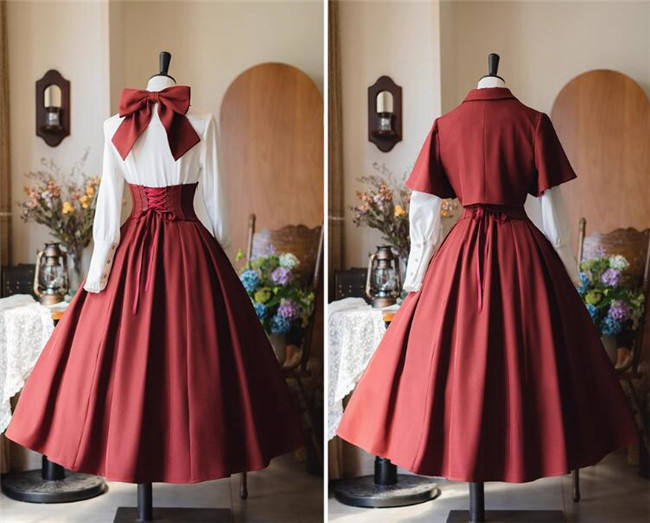 Forest Wardrobe Forest Song Halter-neck Corset Lolita Dress, Blouse and Coat