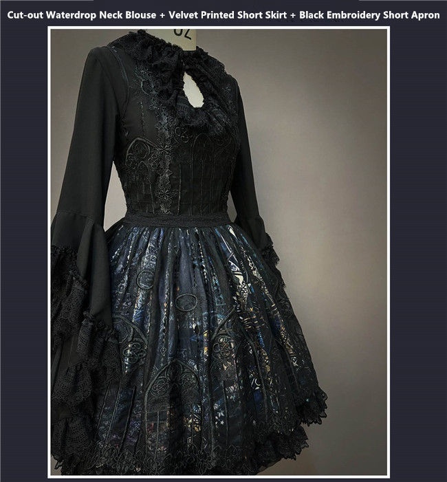 Susin Night Falls Stained Glass Gothic Lolita Series