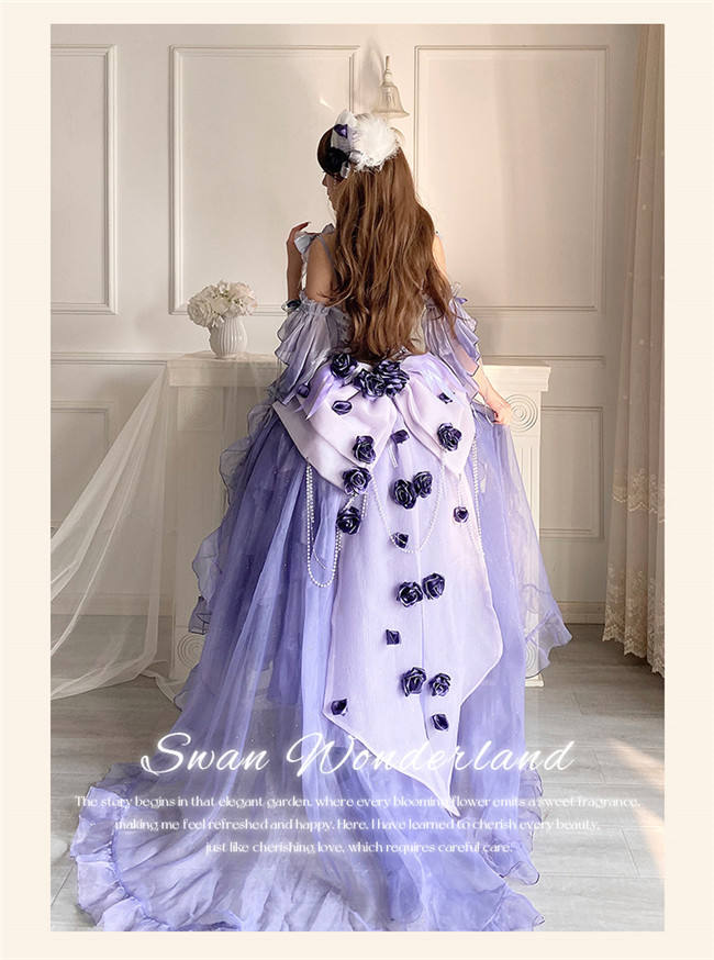 pink and white prom dress Ava Presley 47145 Long Floral Print Ball Gown Ruffle Prom Dress
