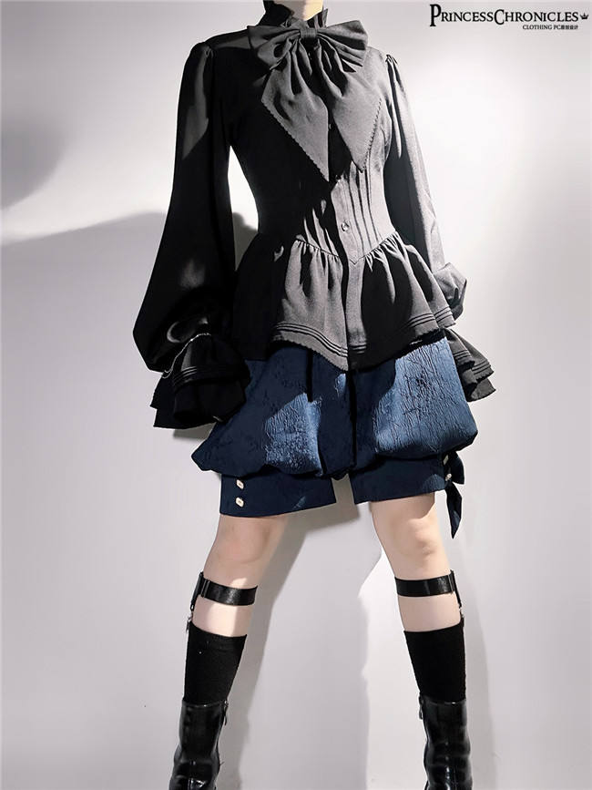 Princess Chronicles Royal Blue Vest, Pants and Coat Ouji Fashion