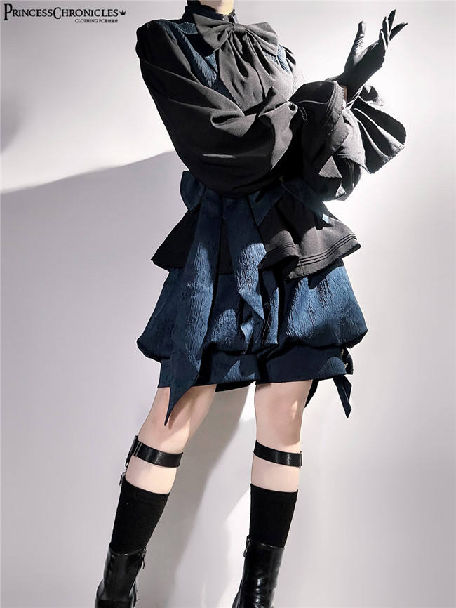 Princess Chronicles Royal Blue Vest, Pants and Coat Ouji Fashion