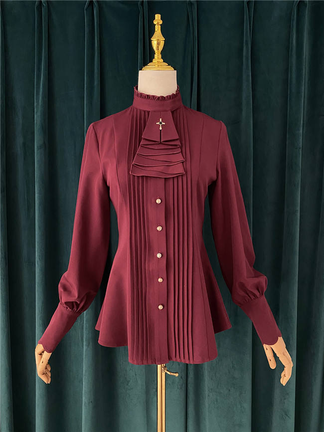 Little Dipper Silent Poetry~ Gothic Lolita Long Sleeves Blouse