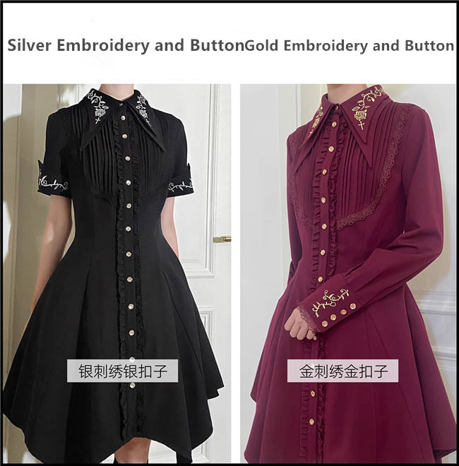 Little Dipper Embroidery Collar Ouji Lolita Blouse