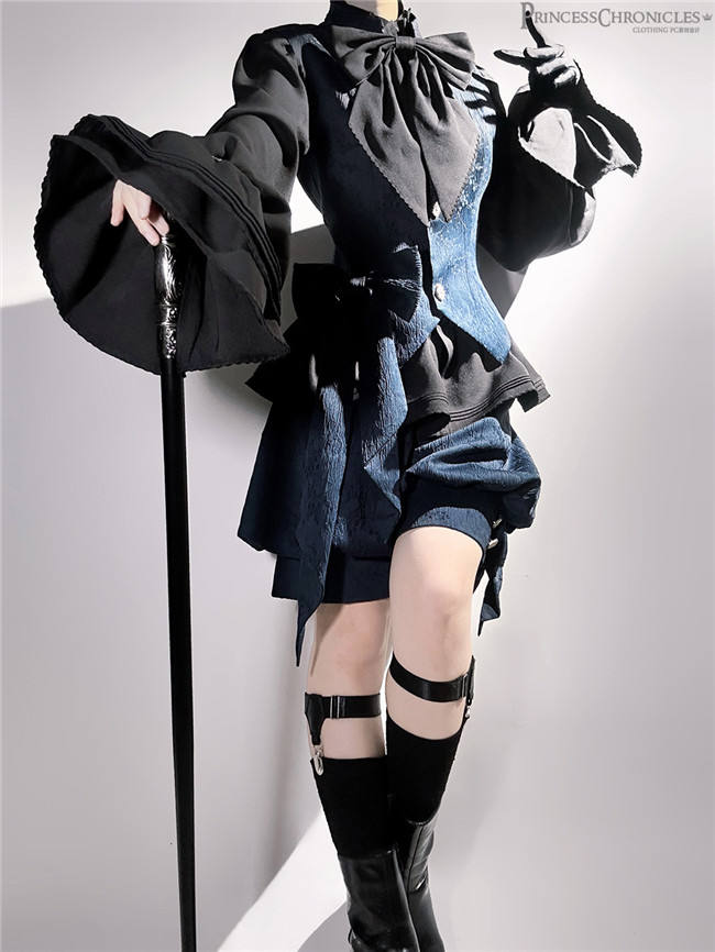 Princess Chronicles Royal Blue Vest, Pants and Coat Ouji Fashion