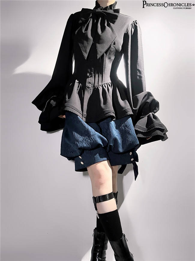 Princess Chronicles Royal Blue Vest, Pants and Coat Ouji Fashion