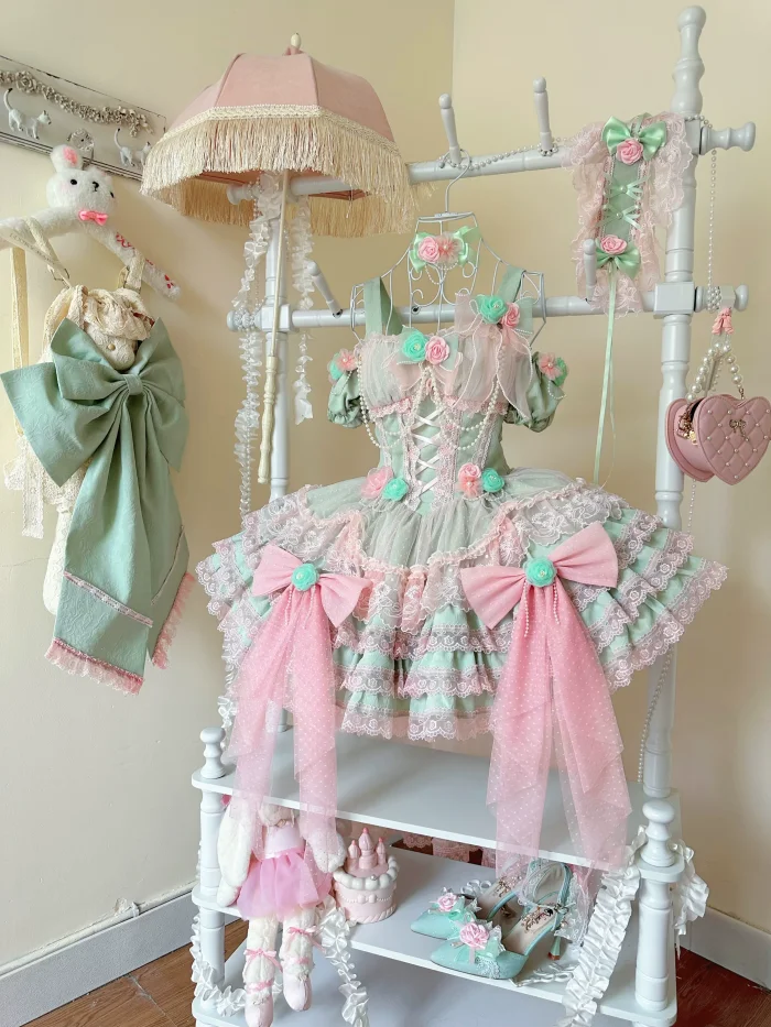 Love Letter Floral Hime Lolita Dress