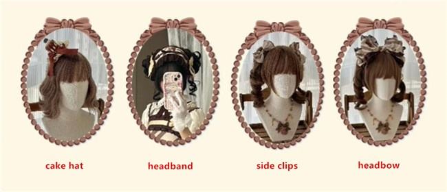 Chocolate Gift Box Sweet Lolita Jumper Dress and Headdress