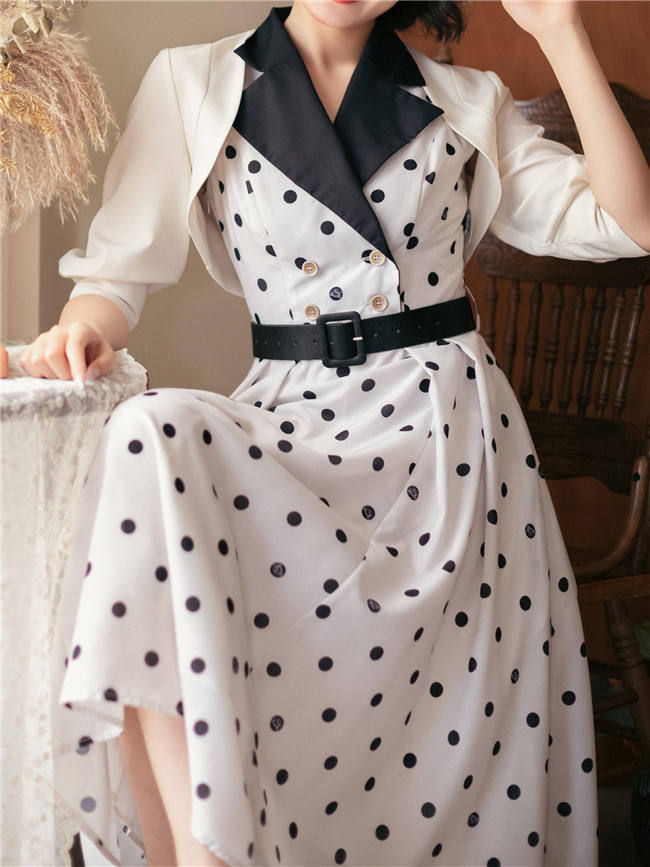 Forest Wardrobe Afternoon Forest Vintage Notch Collar Dress